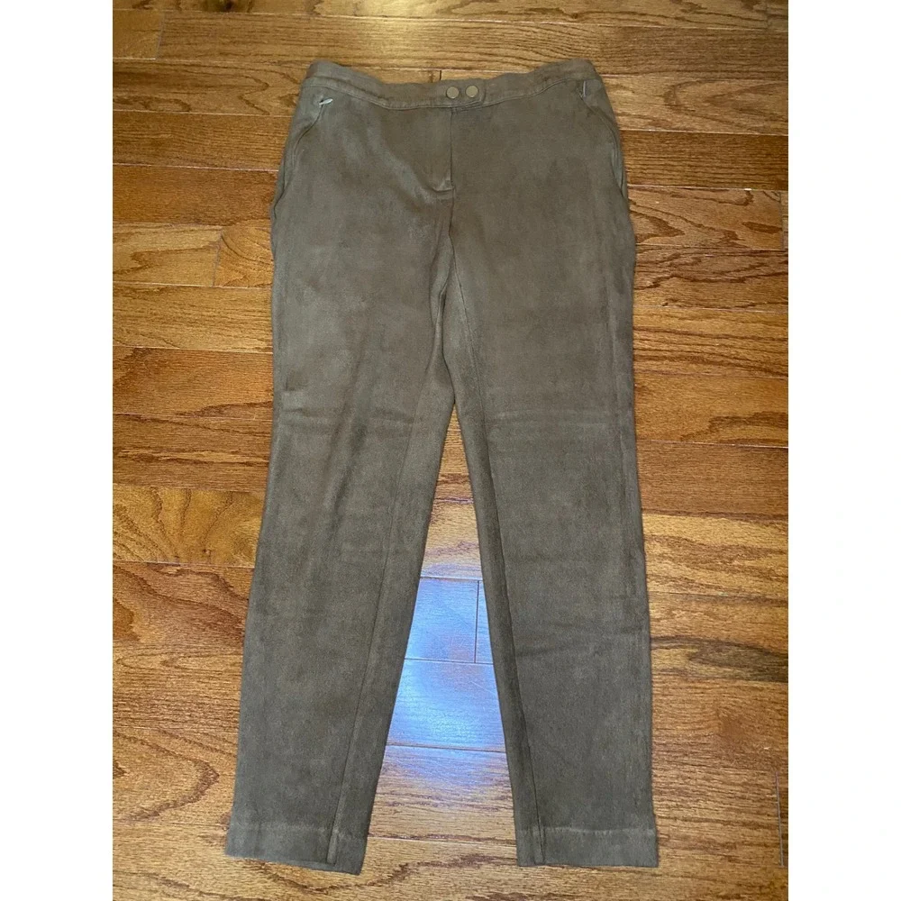 J‎ Jill Soft Brown Ankle Leggings with Pockets Size XS
